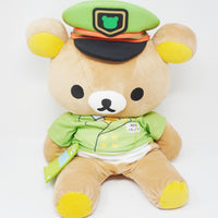 2013 Large Rilakkuma Stationmaster Plush - Rilakkuma Yamanote Line - San-X