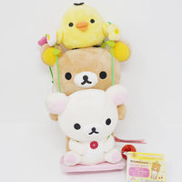 2013 Rilakkuma, Korilakkuma & Kiiroitori Swing Plush Set - Store & Net Shop Limited - San-X