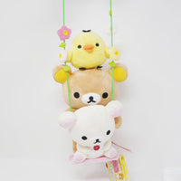 2013 Rilakkuma, Korilakkuma & Kiiroitori Swing Plush Set - Store & Net Shop Limited - San-X