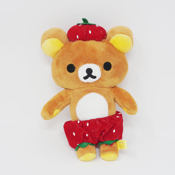 (No Tags) 2011 Rilakkuma in Strawberry Plush Prize - Ichigo Rilakkuma