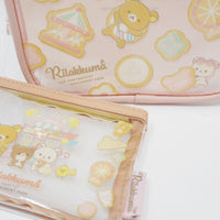 2022 Rilakkuma Zipper Pouch Set - Yum Yum Sweets Amusement Park - San-X