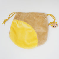 Rilakkuma Plush Ear Drawstring Pouch