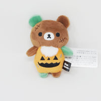 2024 Chairoikoguma Pumpkin Tenori Plush - Spooky Halloween Rilakkuma