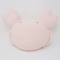 2024 Pastel Pink Crab Mofu Mofu Big Prize Plush - Any Living Thing - Amuse Hokkaido