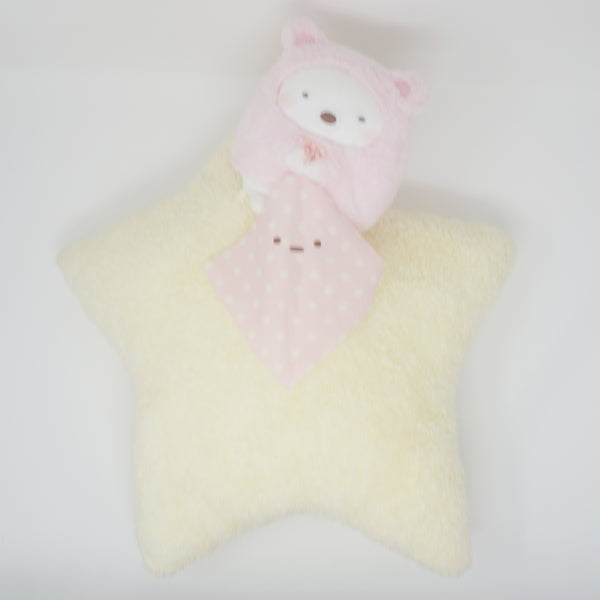 (No Tags) 2021 Shirokuma with Star Pillow Plush - Sumikkogurashi - San-X