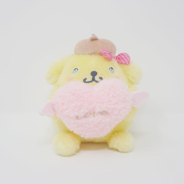 (No Tags) Pom Pom Purin Pastel Cupid Clip-on Plush Keychain - Sanrio