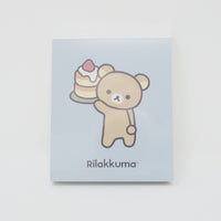 Blue Rilakkuma Mini Memo Pad - BASIC RILAKKUMA Favorite Things - San-X