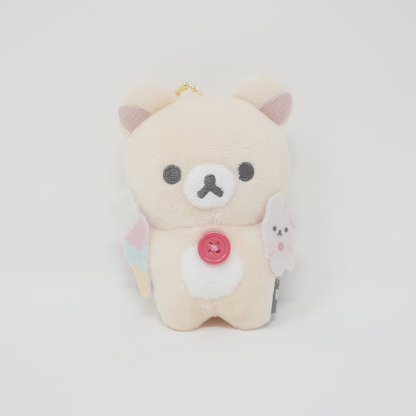 2024 Korilakkuma Ice Cream & Bunny Plush Keychain - BASIC RILAKKUMA Favorite Things - San-X