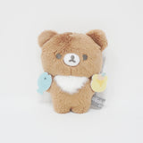 2024 Chairoikoguma Fish & Honey Plush Keychain - BASIC RILAKKUMA Favorite Things - San-X