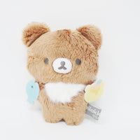 2024 Chairoikoguma Fish & Honey Plush Keychain - BASIC RILAKKUMA Favorite Things - San-X