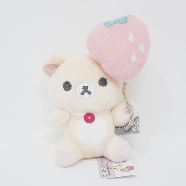 2024 Korilakkuma with Strawberry Balloon Tenori Plush - BASIC RILAKKUMA Favorite Things - San-X