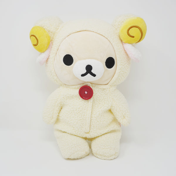 (No Tags) 2006 Large Korilakkuma in Removable Lamb Outfit Plush - Rilakkuma - San-X