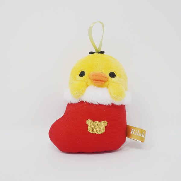 2024 Kiiroitori Stocking Tenori Ornament Plush - Rilakkuma Christmas - San-X