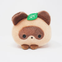 (Secondhand) Raccoon Tanuki Mochi Stacking Plush - Coro Coro Fox and Raccoon - Yell Japan