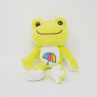 2018 Green Pickles Rainbow Umbrella Embroidery Plush Keychain - Ame Talk! x Pickles the Frog