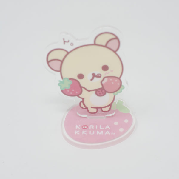 2024 Korilakkuma Eating Acrylic Stand - Korilakkuma's Full of Strawberry Day - Rilakkuma - San-X