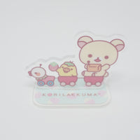 2024 Korilakkuma with Radio Car Acrylic Stand - Korilakkuma's Full of Strawberry Day - Rilakkuma - San-X