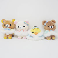 2021 Rilakkuma, Korilakkuma, Chairoikoguma, Kiiroitori Umbrella Plush Set - Fan Club Limited - San-X