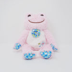 (No Tags) 2019 Pink Pickles the Frog Hydrangea Candy Pattern Plush - Nakajima