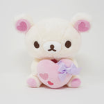 (No Tags) 2018 Korilakkuma with Pink Heart and Ribbon - Soft Heart Theme Rilakkuma - Store Limited - San-X