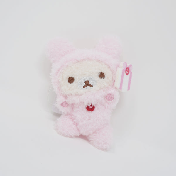 2023 Fuzzy Korilakkuma Plush Badge - Nikoniko Happy for You Rilakkuma - San-X