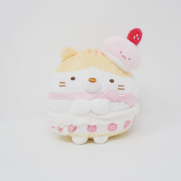 2021 Neko Sibling Tora Cake Plush - Sumikkogurashi Collection Sweet Shop Theme - San-X