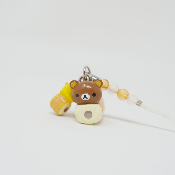 (No Tags) Rilakkuma and Chikuwa Keychain - San-X