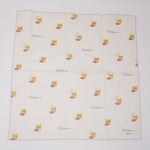 2021 Light Brown Pattern Lunch Napkin - Rilakkuma - San-X