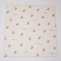 2021 Light Brown Pattern Lunch Napkin - Rilakkuma - San-X