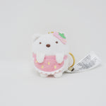 (Unboxed)  Shirokuma Strawberry Blind Box Plush Keychain - San-X Originals Collection Sumikkogurashi