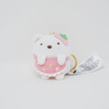 (Unboxed)  Shirokuma Strawberry Blind Box Plush Keychain - San-X Originals Collection Sumikkogurashi