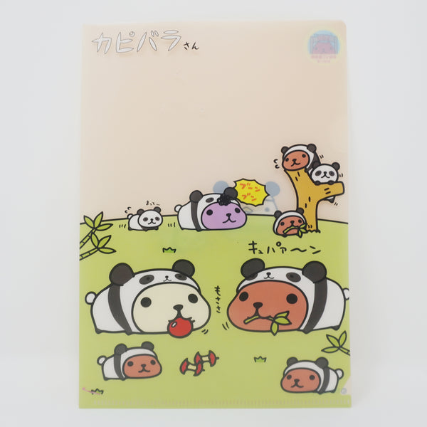 Kapibara-san Panda Mini File Folder - Tryworks