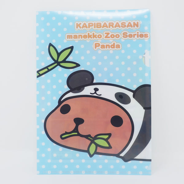 Blue Panda Kapibara-san Mini File Folder - Manekko Zoo Tryworks