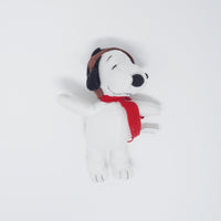 (No Tags) Mini Snoopy Plush with Red Scarf - Peanuts