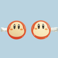 Kirby Hair Clip Set (Waddle Dee)