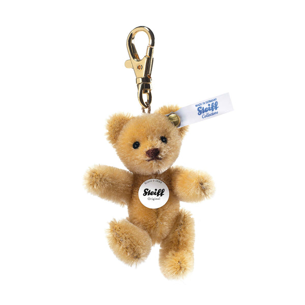 Mini Teddy Bear Blonde Wheat Pendant Keyring Keychain Plush - Steiff Collectors