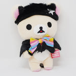 (No Tags) 2010 Korilakkuma with Black Cape and Rainbow Bow Plush - 7th Happy Halloween