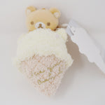 2020 Rilakkuma Fluffy Ice Cream Plush Keychain - Rilakkuma Style - Sweet Ice Cream - San-X