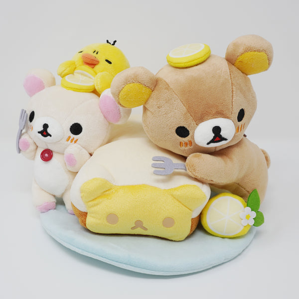 2015 Rilakkuma, Korilakkuma & Kiiroitori Lemon Cake Plush - Rilakkuma Store Limited Fresh Lemon