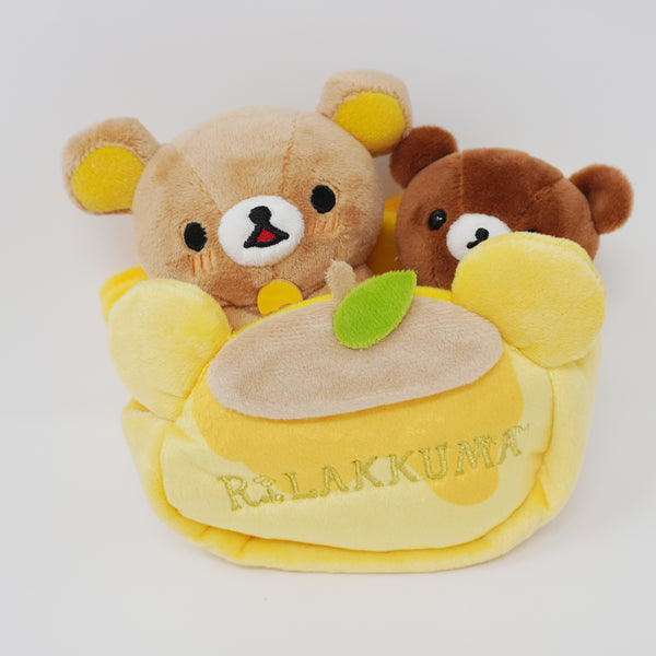 2016 Rilakkuma & Chairoikoguma in Honey Bag Plush - Loft Limited