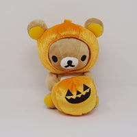 2007 Rilakkuma Pumpkin Plush - Halloween Rilakkuma