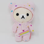 (No Tags) 2010 Korilakkuma in Rainbow Onesie Plush - Happy Rainbow Theme Rilakkuma