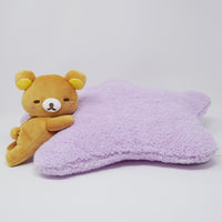 2020 Rilakkuma Sleeping on Star Plush Prize Cushion - Pajama Party San-X