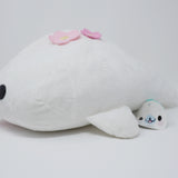 Shirogoma White Flowers Licensed Plush - Mamegoma