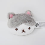 Grey Neko Plush Keychain Corocoro Coronya Cat Blind Box - Bread Design - San-X