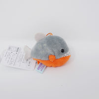 Grey Piranha Puchimaru Mini Plush Keychain - Amuse