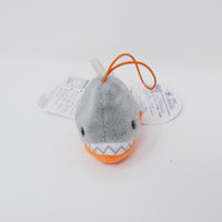 Grey Piranha Puchimaru Mini Plush Keychain - Amuse