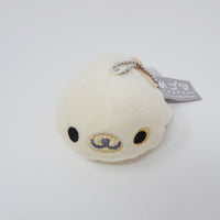 2018 Beige Mamegoma Mini Plush Keychain - Mamegoma San-X