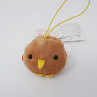 Brown Bird Puchimaru Mini Plush Keychain - Amuse