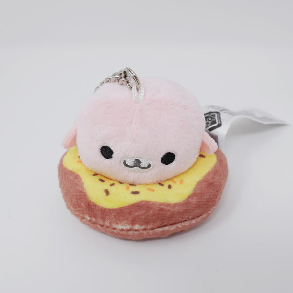 2021 Pink Mamegoma Mini Plush Keychain - Mamegoma San-X